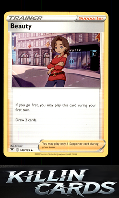 Beauty 148/185 Pokemon Uncommon SWSH04: Vivid Voltage Card NM