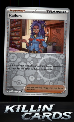 Reverse Holofoil Raifort 161/167 Pokemon Uncommon SV06: Twilight Masquerade Card