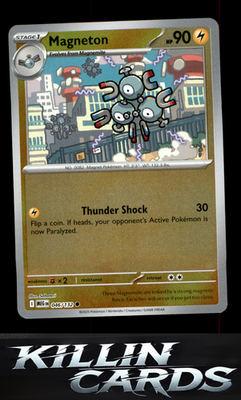 Reverse Holofoil Magneton 046/132 Pokemon Common ME01: Mega Evolution Card NM
