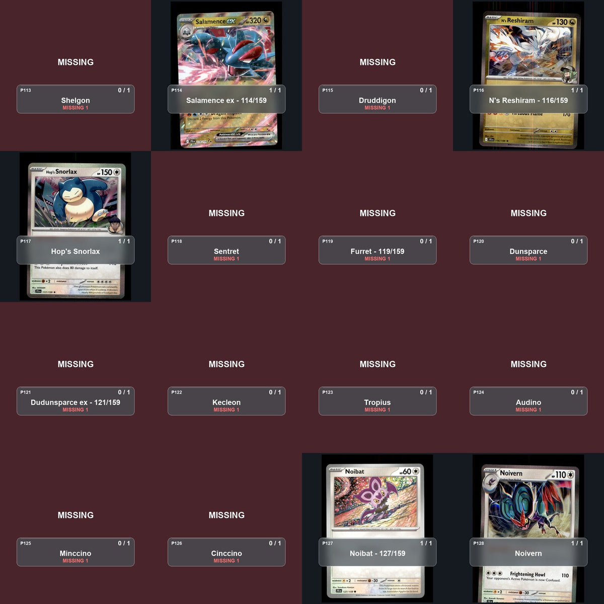Pokemon TCG SV09: Journey Together Partial Master Set Lot 167 Cards Master Set
