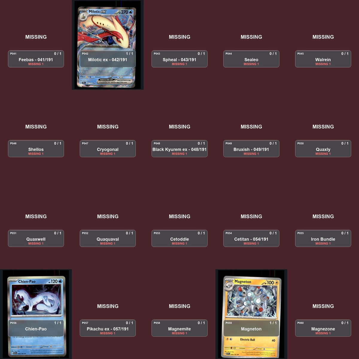 Pokemon TCG SV08: Surging Sparks Partial Master Set Lot 216 Cards Master Set