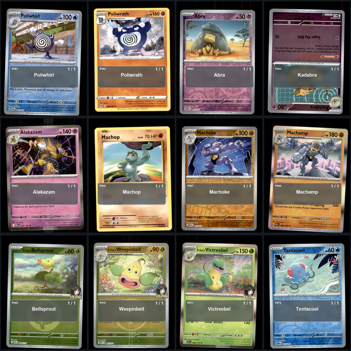 Pokemon TCG Generation 1 Kanto Pokemon Pokedex Set 148 Cards Collection