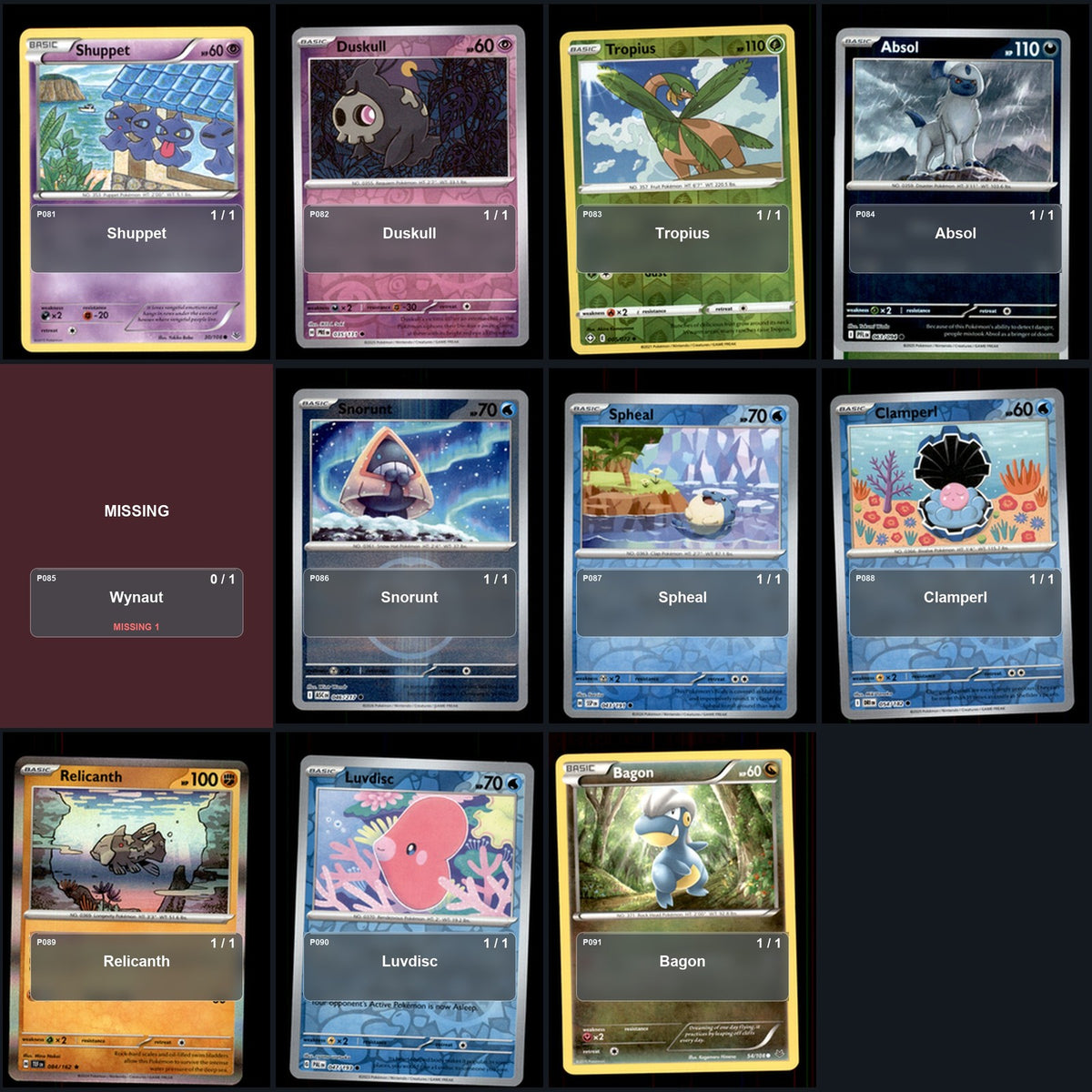 Pokemon TCG Generation 3 Hoenn Pokemon Pokedex Set 131 Cards Collection