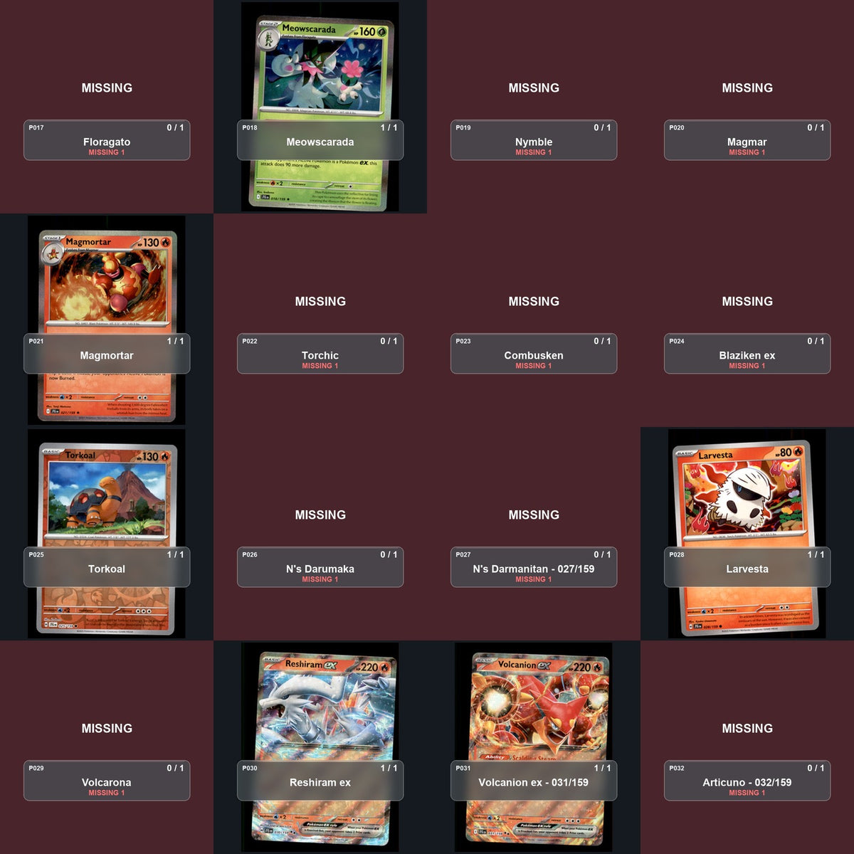 Pokemon TCG SV09: Journey Together Partial Master Set Lot 167 Cards Master Set