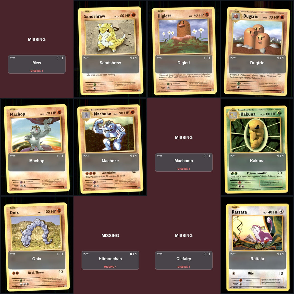 Pokemon TCG XY - Evolutions C/UC/R Standard Set 60 Cards