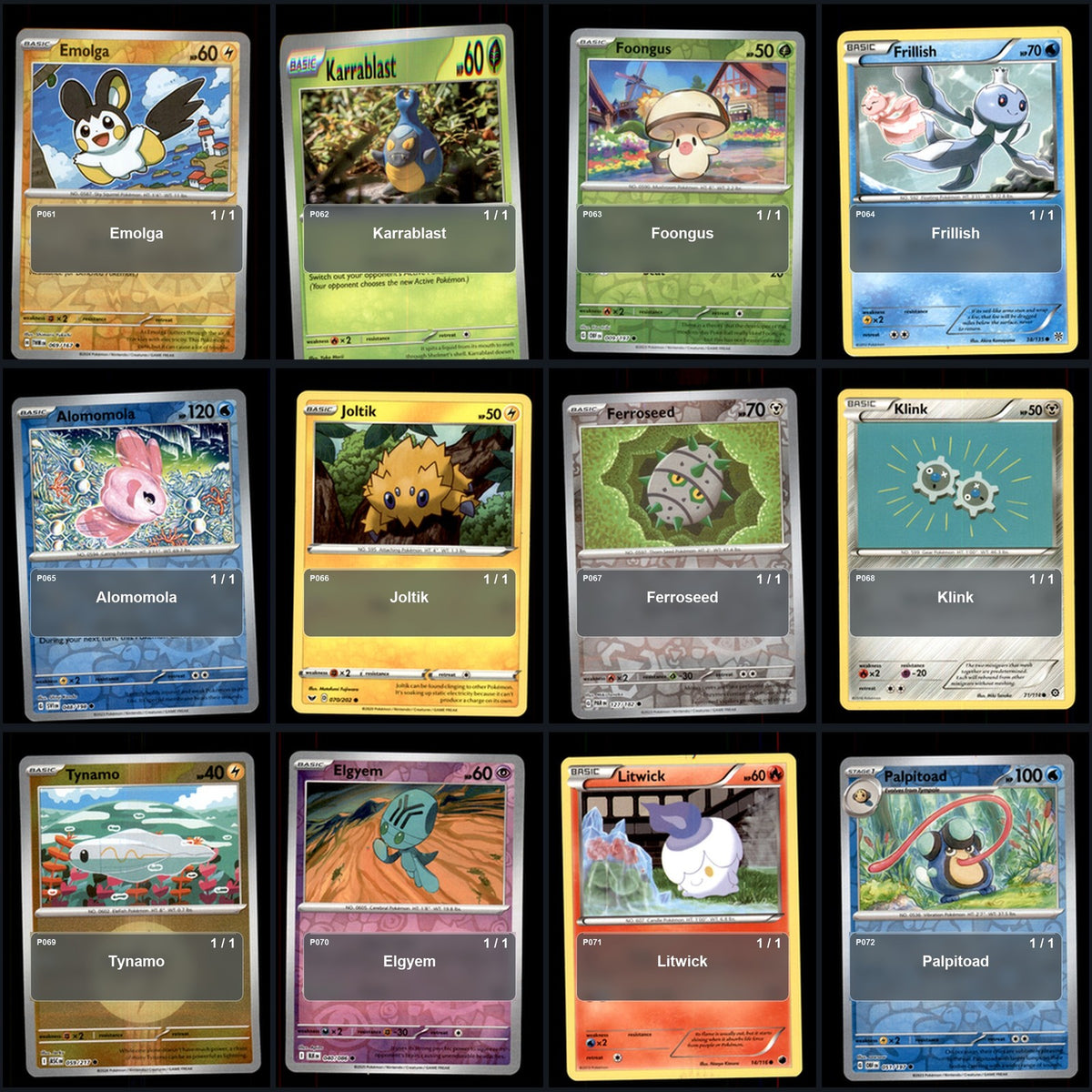 Pokemon TCG Generation 5 Unova Pokemon Pokedex Set 155 Cards Collection