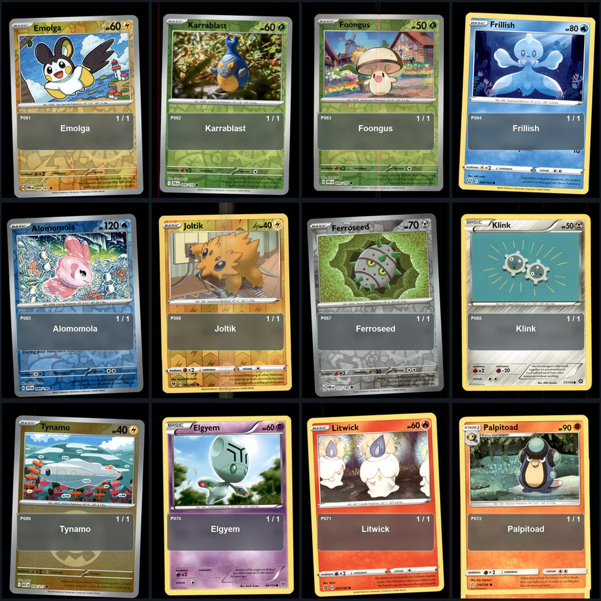 Pokemon TCG Generation 5 Unova Pokemon Pokedex Set 153 Cards Collection