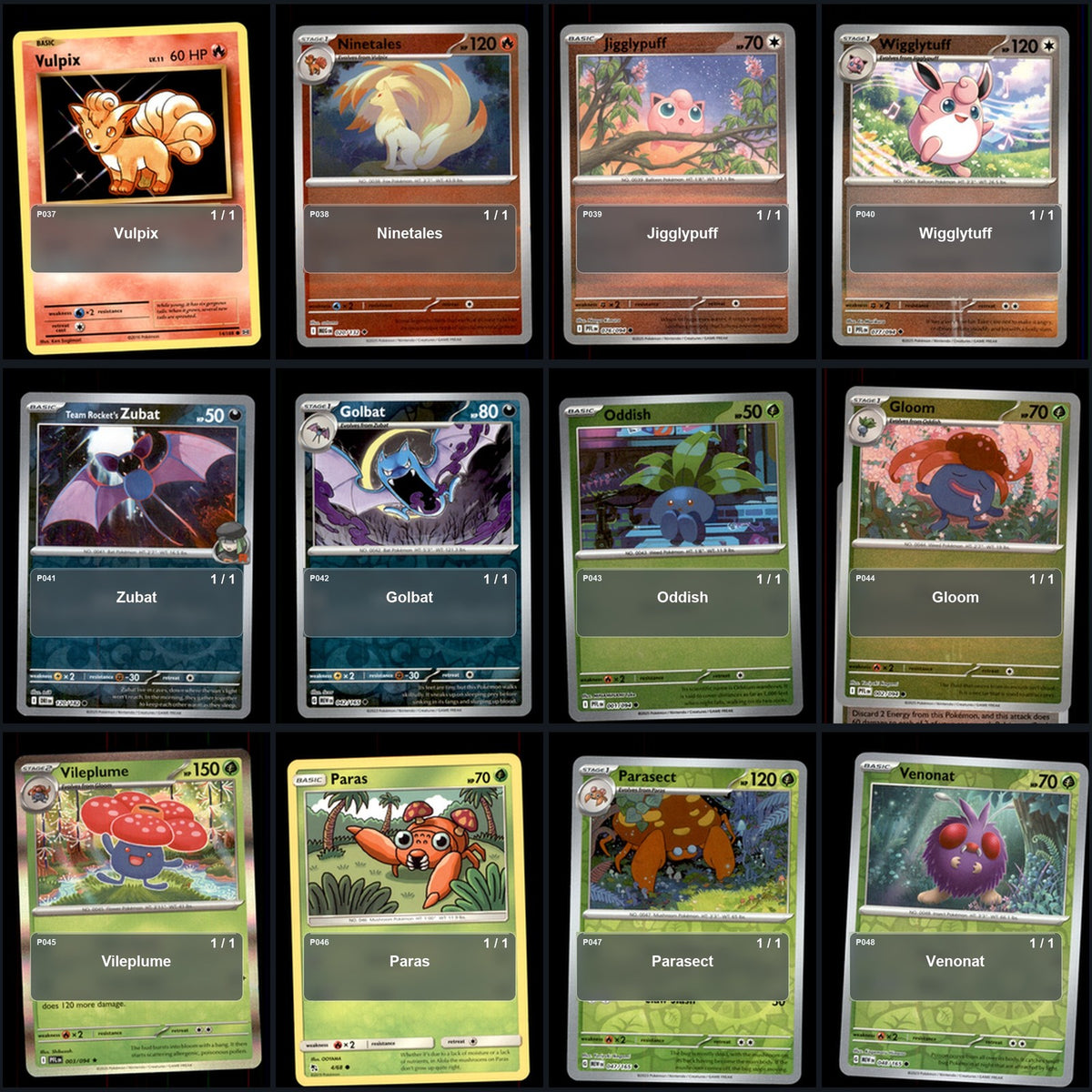 Pokemon TCG Generation 1 Kanto Pokemon Pokedex Set 148 Cards Collection