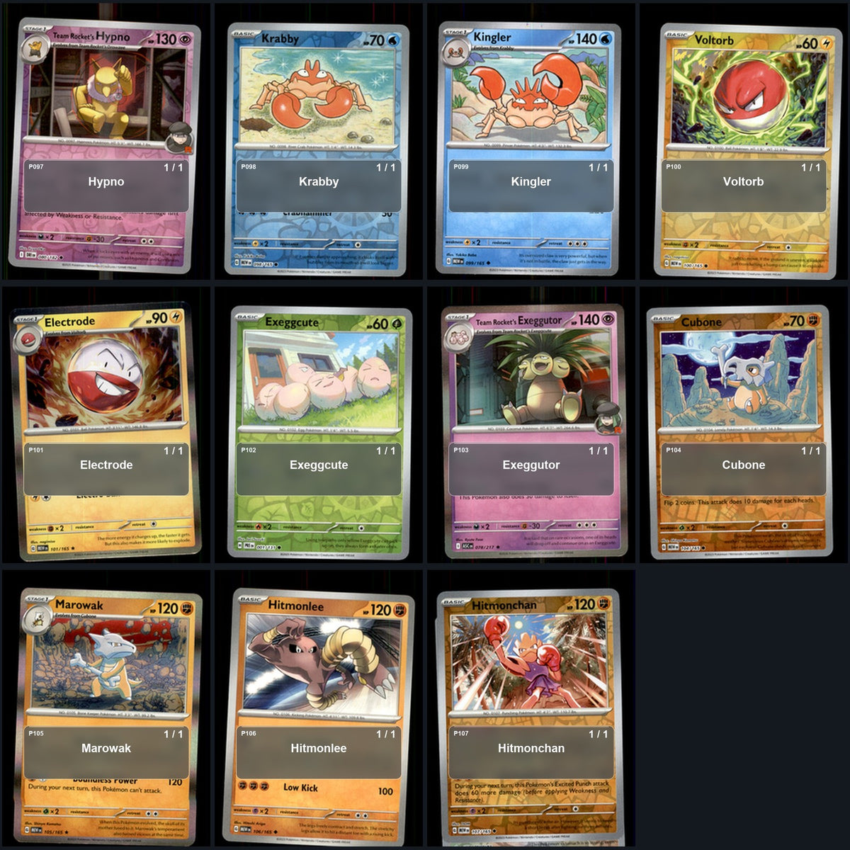 Pokemon TCG Generation 1 Kanto Pokemon Pokedex Set 148 Cards Collection