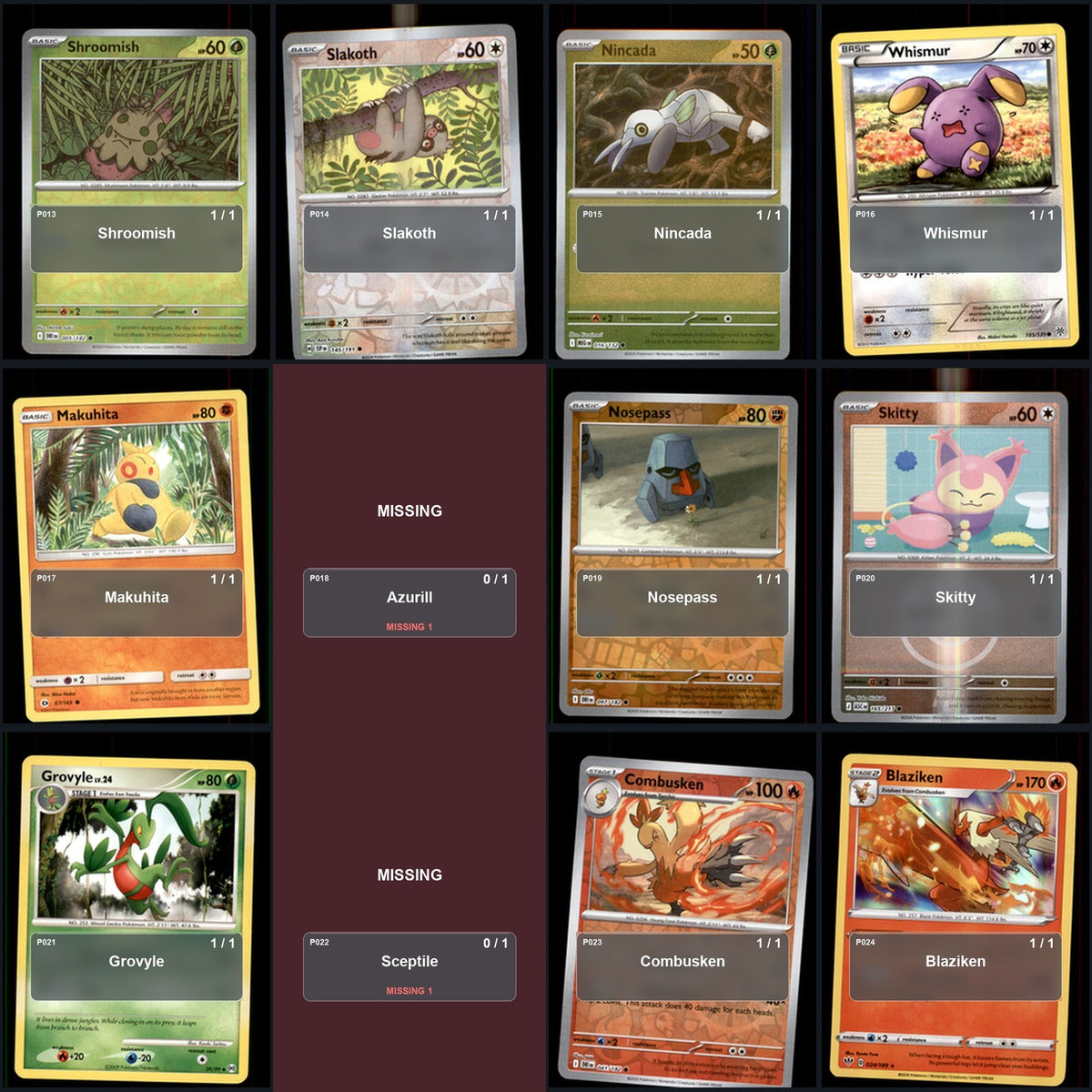 Pokemon TCG Generation 3 Hoenn Pokemon Pokedex Set 127 Cards Collection