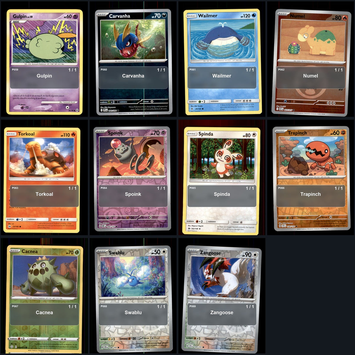 Pokemon TCG Generation 3 Hoenn Pokemon Pokedex Set 131 Cards Collection