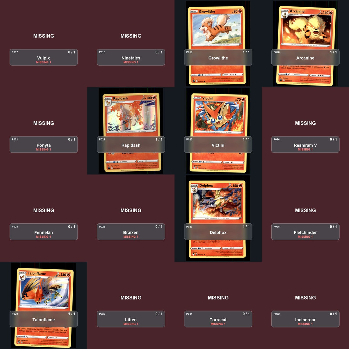 Pokemon TCG SWSH12: Silver Tempest Partial Master Set Lot 187 Cards Master Set