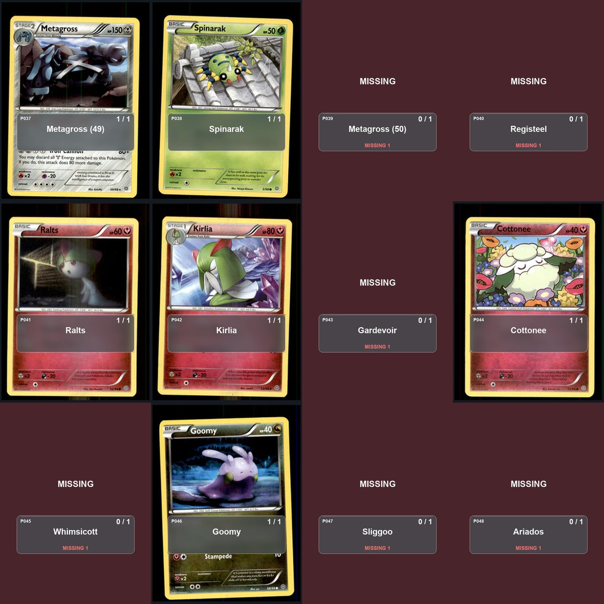 Pokemon TCG XY - Ancient Origins C/UC/R Standard Set 38 Cards