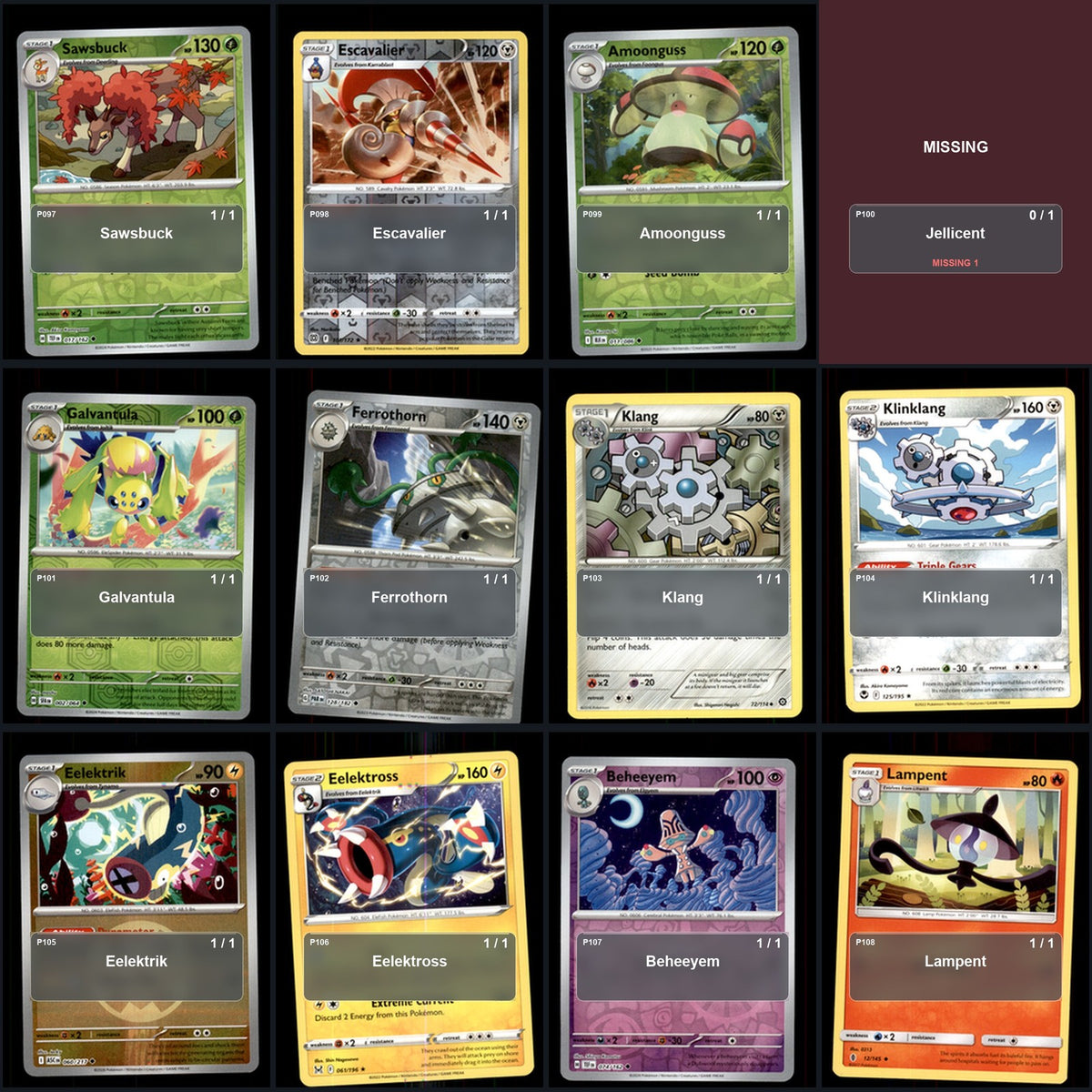 Pokemon TCG Generation 5 Unova Pokemon Pokedex Set 153 Cards Collection