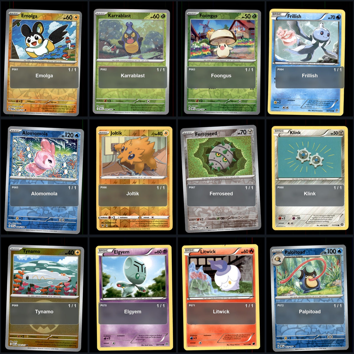 Pokemon TCG Generation 5 Unova Pokemon Pokedex Set 155 Cards Collection