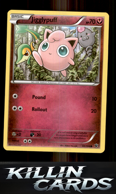 Jigglypuff 65/124 Pokemon Common XY - Fates Collide Card NM