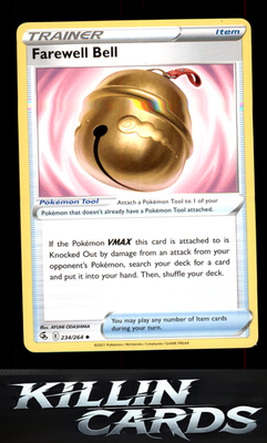 Farewell Bell 234/264 Pokemon Uncommon SWSH08: Fusion Strike Card NM
