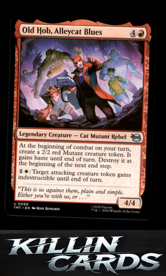 Old Hob, Alleycat Blues 99 Magic U Teenage Mutant Ninja Turtles Card NM