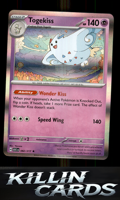 Togekiss - 082/217 082/217 Pokemon Rare ME: Ascended Heroes Card NM