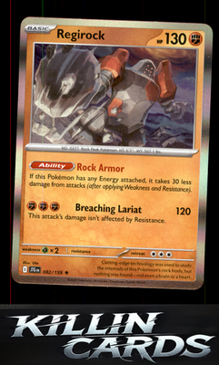 Regirock 082/159 Pokemon Rare SV09: Journey Together Card NM