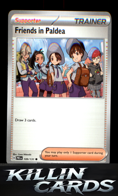 Friends in Paldea - 109/131 109/131 Pokemon Common SV: Prismatic Evolutions Card