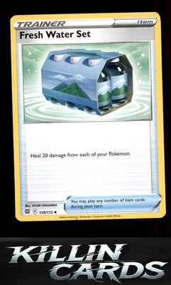 Fresh Water Set 139/172 Pokemon Uncommon SWSH09: Brilliant Stars Card NM
