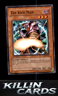 1st Edition The Kick Man AST-012 YuGiOh Common Ancient Sanctuary Card NM