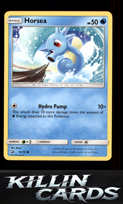 Horsea (16) 16/70 Pokemon Common Dragon Majesty Card NM