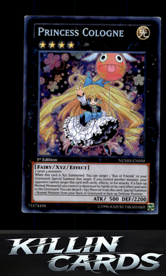 1st Edition Princess Cologne NUMH-EN050 YuGiOh Secret Rare Number Hunters Card N