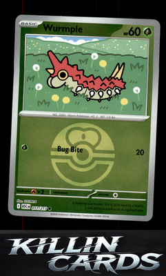 Reverse Holofoil Wurmple (Love Ball) 011/217 Pokemon Common ME: Ascended Heroes