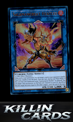 1st Edition Salamangreat Heatleo (UR) SDSB-EN040 YuGiOh Ultra Rare Structure Dec