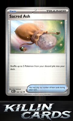 Sacred Ash 168/182 Pokemon Uncommon SV10: Destined Rivals Card NM