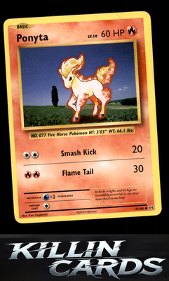Ponyta 19/108 Pokemon Common XY - Evolutions Card LP