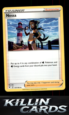 Nessa 157/185 Pokemon Uncommon SWSH04: Vivid Voltage Card NM