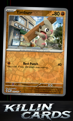 Reverse Holofoil Timburr - 103/167 103/167 Pokemon Common SV06: Twilight Masquer