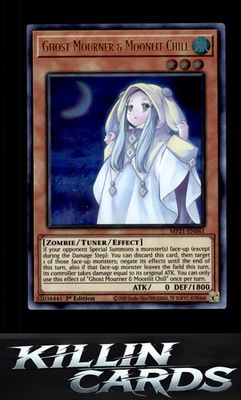 1st Edition Ghost Mourner & Moonlit Chill MP21-EN061 YuGiOh Ultra Rare 2021 Tin