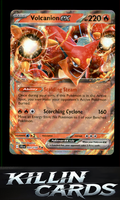 Volcanion ex - 031/159 031/159 Pokemon Double Rare SV09: Journey Together Card N