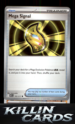 Mega Signal 193/217 Pokemon Common ME: Ascended Heroes Card NM