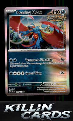 Roaring Moon 109/162 Pokemon Rare SV05: Temporal Forces Card NM
