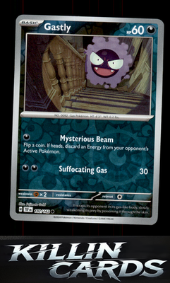 Reverse Holofoil Gastly - 102/162 102/162 Pokemon Common SV05: Temporal Forces C