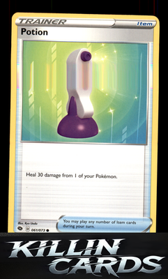 Potion 61/73 Pokemon Common Champion's Path Card NM