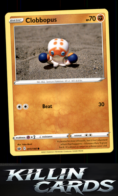 Clobbopus 091/198 Pokemon Common SWSH06: Chilling Reign Card NM