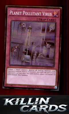 Planet Pollutant Virus OP28-EN011 YuGiOh Super Rare OTS Tournament Pack 28 Card