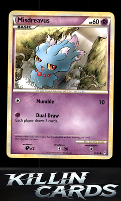 Misdreavus 65/95 Pokemon Common Call of Legends Card LP