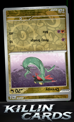 Reverse Holofoil Dreepy 128/167 Pokemon Common SV06: Twilight Masquerade Card NM