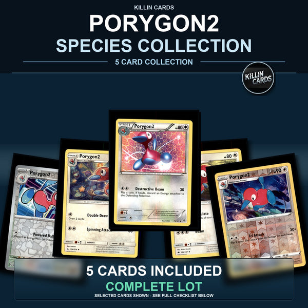 Pokemon TCG Porygon2 Species Collection 5 Different Cards