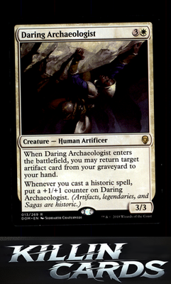 Daring Archaeologist 13 Magic R Dominaria Card NM