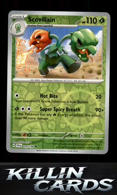 Reverse Holofoil Scovillain - 029/198 029/198 Pokemon Uncommon SV01: Scarlet & V