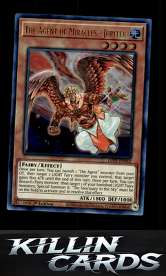 1st Edition The Agent of Miracles - Jupiter GFP2-EN052 YuGiOh Ultra Rare Ghosts