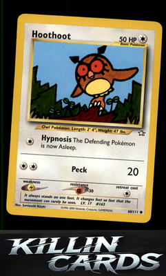 Hoothoot 060/111 Pokemon Common Neo Genesis Card LP